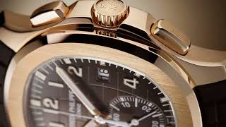 patek philippe 5968R AQUANAUT CHRONOGRAPH INTRODUCTION 5968R AQUANAUT SELFWINDING [upl. by Annayek]