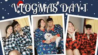 VLOGMAS DAY 1 We got matching pjs [upl. by Leciram]