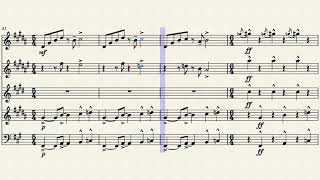 The Incredits from The Incredibles Sheet Music for Jazz Quintet [upl. by Glori]