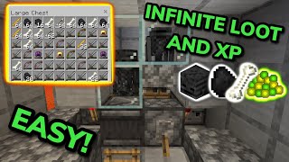 EASY 121 AUTOMATIC WITHER SKELETON FARM TUTORIAL in Minecraft Bedrock MCPEXboxPS4SwitchPC [upl. by Irwinn181]