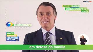 1º programa eleitoral de Jair Bolsonaro PSL  Eleições 2018 [upl. by Aneelehs]