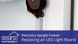 How to Replace an Electrolux Upright Freezer LED Light Board [upl. by Iral482]