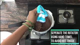 Kitchen MartMudde Maker How to make ragi balls easily without any lumps Mudde cooker [upl. by Racso]