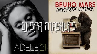 Set Fire To The Rain x Treasure ft Adele x Bruno Mars DJ SPA MASHUP [upl. by Aicilat]