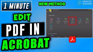 How to edit pdf file in adobe acrobat 2024  Edit PDF file Free [upl. by Nnybor905]