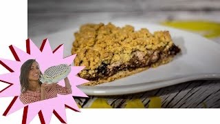 Crostata di Briciole con Crema al Formaggio e Cioccolato [upl. by Aicinat]