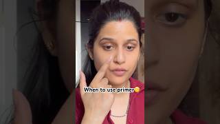 When to use primer 🧐 did you know about this  makeup makeuptips [upl. by Goddord]