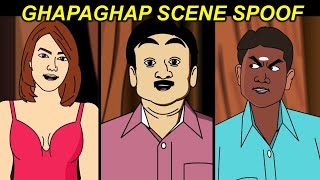 GHAPAGHAP scene spoof ft Jethalal and Babita [upl. by Shandra]