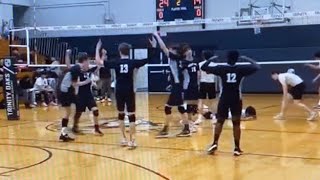 Trinity Oaks vs Cristo Rey Boys Volleyball Highlights [upl. by Akeemahs]