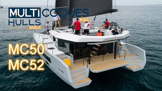 McCONAGHY MC50  MC52 Catamaran  Boat Review Teaser  Multicoques Mag  Multihulls World [upl. by Ursuline]