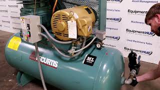 FS Curtis Masterline Series 15HP 120 Gallon Two Stage Air Compressor [upl. by Nommad]