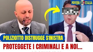 QUESTO POLIZIOTTO HA DISTRUTTO LA SIN1STRA UM1LIANDO IL POLITICO [upl. by Gredel171]