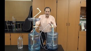 Water Demonstrations part twoHeros Fountain  Homemade Science with Bruce Yeany [upl. by Haet534]