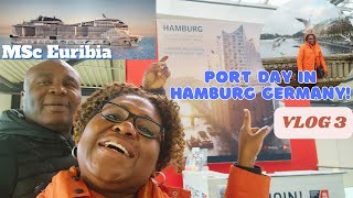 ONE DAY IN HAMBURG GERMANY l MSC Euribia l Port Day In Hamburg l Cruise Holiday In Hamburg l Vlog 3 [upl. by Nylaehs]