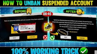 free fire ID unban kaise karen how to unban free fire account 4 Sal se ID ban hai id unban kaise kre [upl. by Landrum]