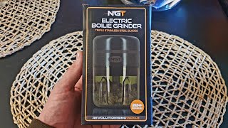 NGT Electric Boilie Grinder Elektryczna kruszarka do kulek proteinowych miękkich [upl. by Samara15]