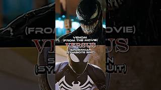 Venom Movie vs Spiderman Symbiote Suit shortsvideojuegosmarvelinsomniacspidermanvenomedit [upl. by Ahsian]