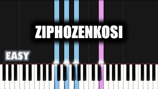 Dumi Mkokstad  Ziphozenkosi  EASY PIANO TUTORIAL by SA Gospel Piano [upl. by Eiramlehcar]