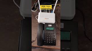 Bsnl Ftth Voice Configuration 2023  Bsnl Telephone ko activate kaise kare [upl. by Ahsenat]