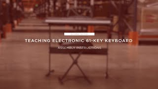 Assembly Teaching Electronic 61Key Keyboard SKY2954 SKY3160 [upl. by Masry457]