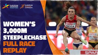 Womens 3000m Steeplechase Final  Munich 2022  Luiza Gega [upl. by Finzer]