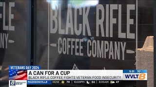 Black Rifle Coffee’s food drive highlights food insecurity among Veterans and Active Duty Service [upl. by Prem710]