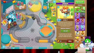 Bloons TD6 Tinkerton Hard Chimps Round 1  100 [upl. by Nesnar]