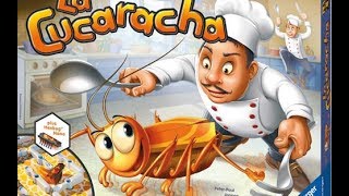 La Cucaracha  Kakerlakak  Bugs in the Kitchen  Board Game ASMR [upl. by Markus201]