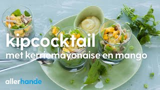 Kipcocktail maken met kerriemayonaise en mango  Recept  Allerhande [upl. by Atiuqan377]