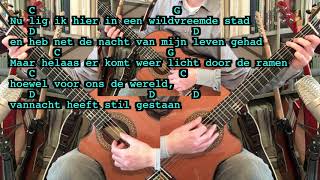 Het is een Nacht  Guus Meeuwis lyrics  chords video [upl. by Tiena762]