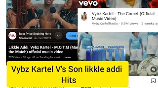 Vybz Kartel challenged by Son likkle addi New Hits 🔥 [upl. by Tj529]