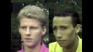 Saïd Aouita 1500m vs Steve Cram mile  1987 Bislett Games [upl. by Zilef551]