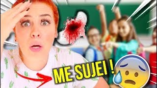 PRIMEIRA MENSTRUAÇÃO NA ESCOLA [upl. by Nhguahs991]