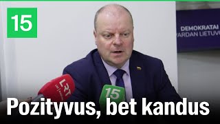 Saulius Skvernelis pozityvus bet kandus pas „valstiečius” kaip Baltarusijoj [upl. by Alorac]