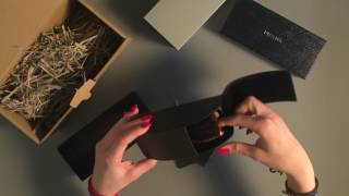 eyerim presents Unboxing of Prada PR01OS UE00A6 sunglasses [upl. by Aekin472]