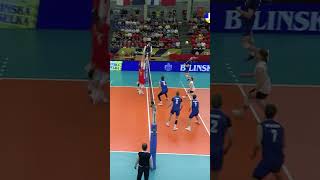 That was a relentless rally 🤯 volleyball europeanvolleyball cevolleyball [upl. by Retsevel]