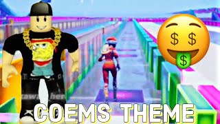 Coems 🤑 Theme  Roblox meme on fortnite music blocks [upl. by Audie]