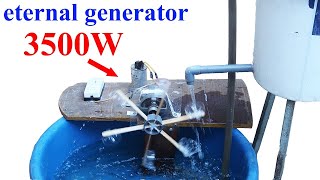 Turning A FAN Into A Water Turbine Unlimited FREE Electricity [upl. by Kellby]