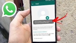 Falha ao atualizar a imagem de perfil do Whatsapp Como resolver [upl. by Yziar262]