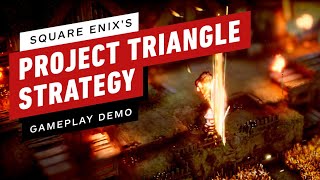 Square Enixs Project Triangle Strategy Demo Gameplay [upl. by Rosmarin]