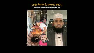 দেখুন কিভাবে ডিম অমলেট করছে। islamicstatus allahhuakbarallahhuakbar trending halal [upl. by Kciregor573]