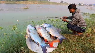 Fishing Video  The traditional boys fishing talent is extraordinary and wonderful  Hook trap [upl. by Nosiaj]