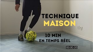 10 Minutes Technique à la Maison  Entraînement en Temps Réel en Fractionné  10 [upl. by Eerrehs]