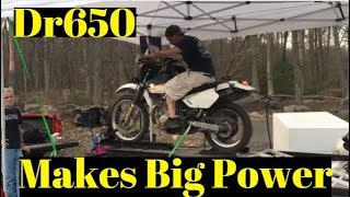 Uncorked Dr650 Dyno Run [upl. by Timmons]