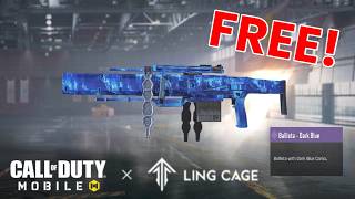 FREE BALLISTA  DARK BLUE  8 EPIC SKINS  COD MOBILE [upl. by Nongim]