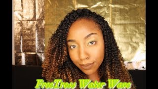 FREE TRESS WATER WAVE CROCHET HAIR [upl. by Ahsoek]