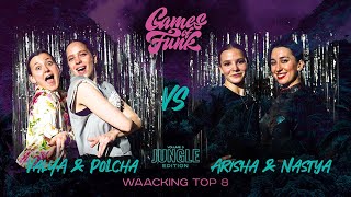 Games of Funk vol5  Waacking battle Top 8  Valentines Day amp Polcha VS Arisha amp Nastya Goncharova [upl. by Edahsalof]