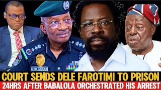 BREAKING 🔥Dele Farotimi Has Been Sent to Prison 24 Hours After His Arrest By Nig Police [upl. by Ienttirb928]