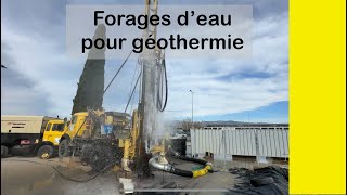 Hydrogéologie  Forages deau pour géothermie [upl. by Kuo]