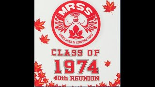 MRSS 25th40th 1974 Class Reunion footage [upl. by Dorsy]